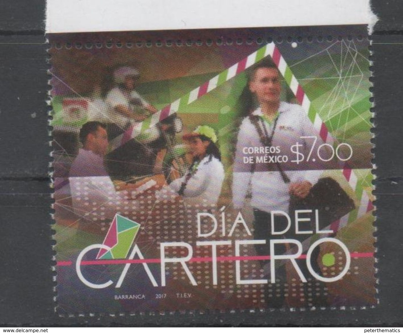 MEXICO , 2017, MNH, DAY OF THE POSTMAN,  MOTORBIKES, 1v - Other & Unclassified