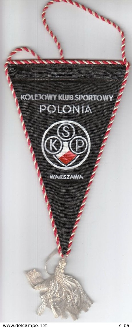 Basketball / Flag, Pennant / Poland, Warsaw / Basketball Club Polonia - Apparel, Souvenirs & Other