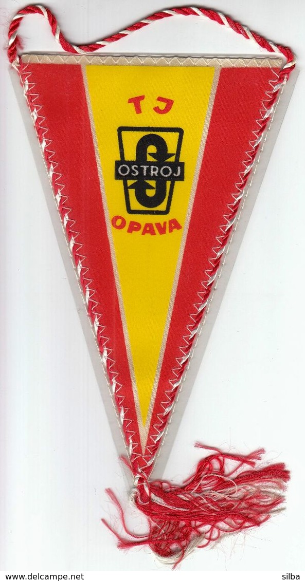 Basketball / Flag, Pennant / Czechoslovakia, Opava / Basketball Sport Club, Ostroj - Bekleidung, Souvenirs Und Sonstige