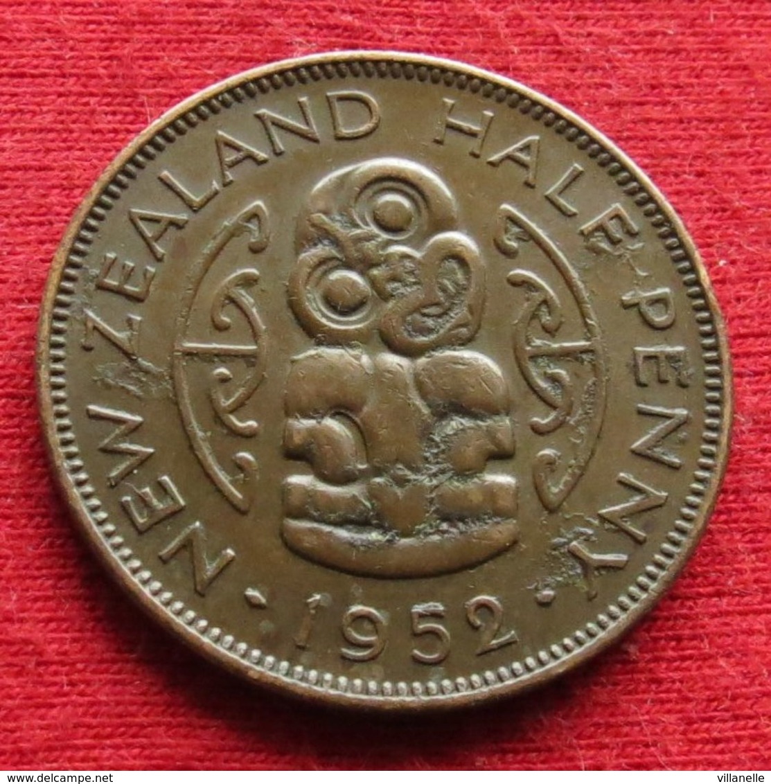 New Zealand 1/2 Half Penny 1952  Nova Zelandia Nuova Zelanda Nouvelle Zelande Wºº - Nouvelle-Zélande