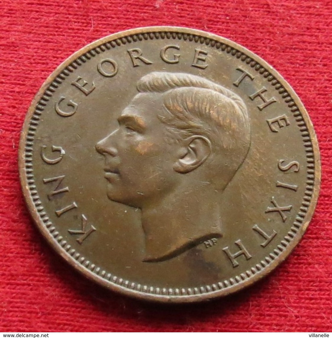 New Zealand 1/2 Half Penny 1952  Nova Zelandia Nuova Zelanda Nouvelle Zelande Wºº - Nouvelle-Zélande