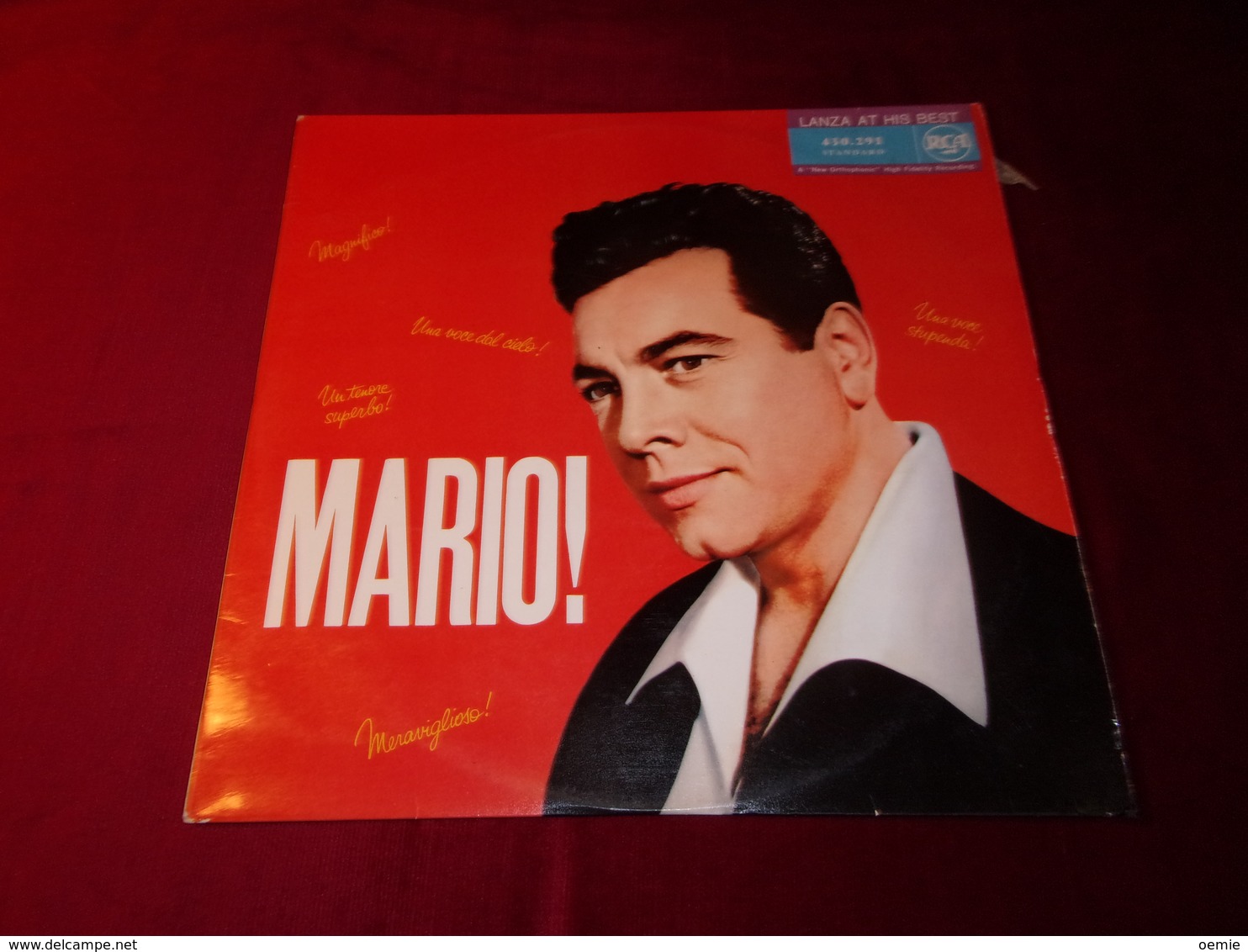 MARIO LANZA  °° FUNICULI FUNICULA   33 TOURS 12 TITRES - Other - Italian Music