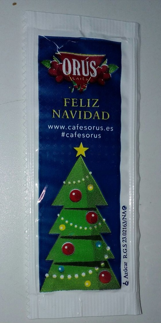 Sobre De Azucar Navidad - Azúcar