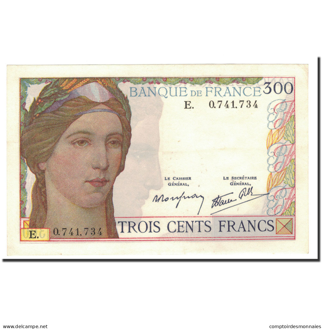 France, 300 Francs, SUP+, Fayette:29.1, KM:87a - 300 F 1938-1939