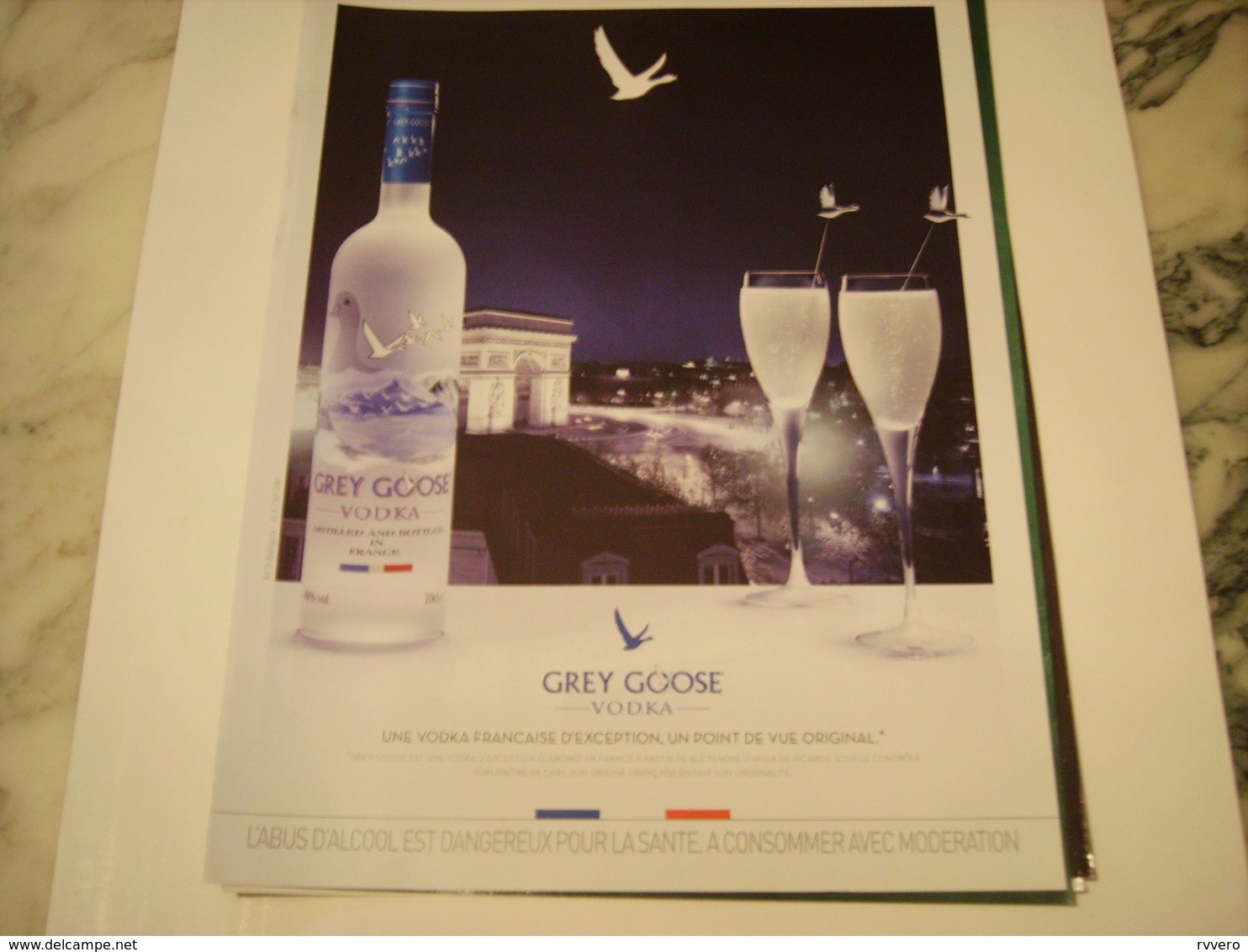 PUBLICITE  VODKA GREY GOOSE 2013 - Alcohols