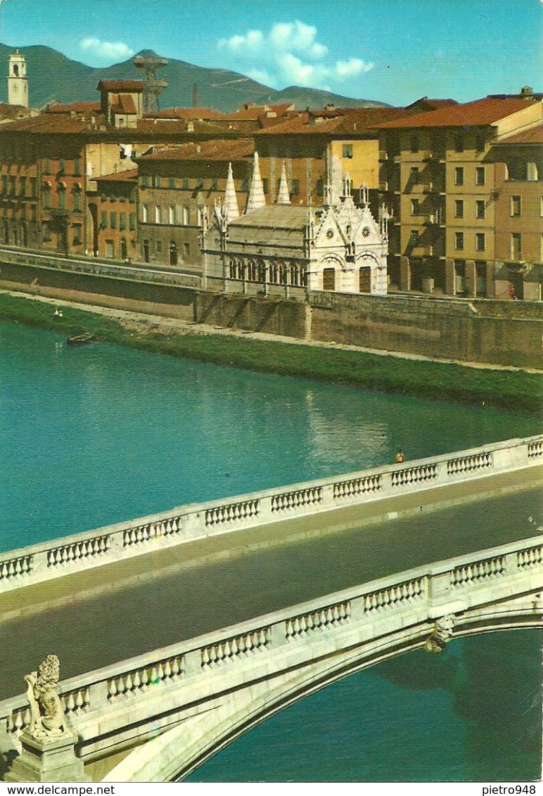 Pisa (Toscana) Veduta Fiume Arno E S. Maria Della Spina, View Of The Arno River And The Church St. Maria Della Spina - Pisa