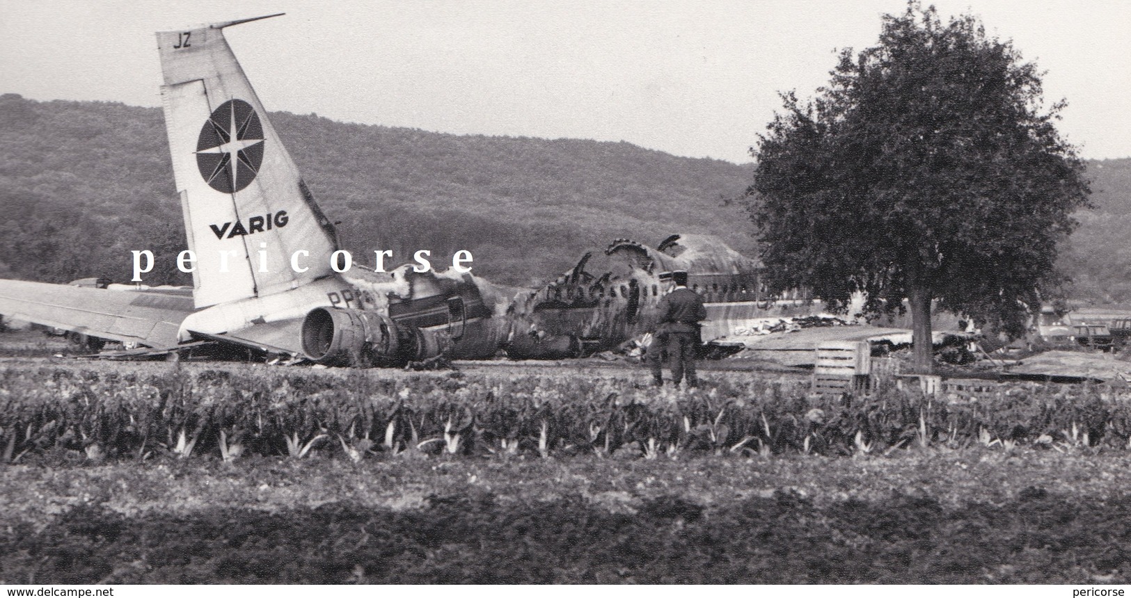 94  Orly  Catastrophe Aérienne Du Varig 707  (photo Juillet 1973) - Ongevalen