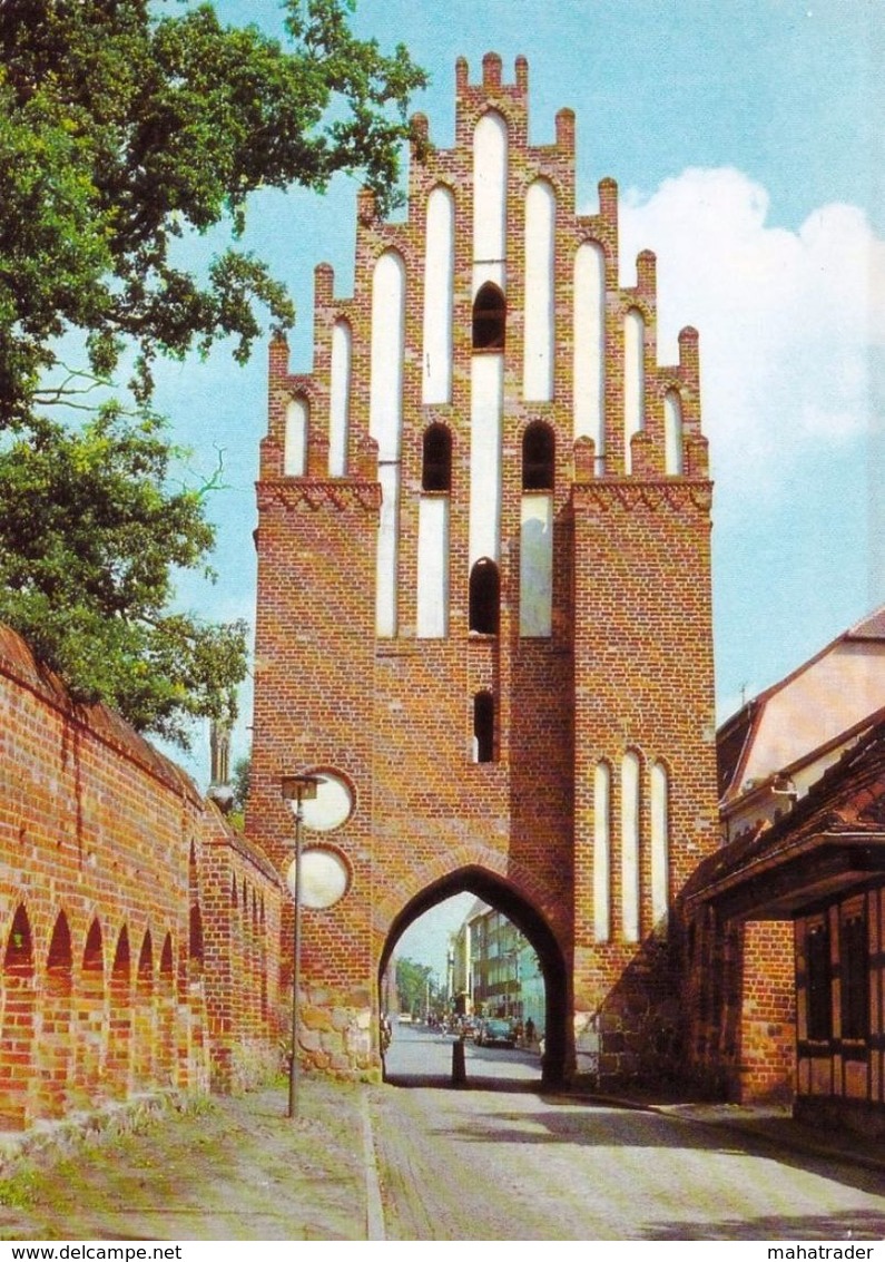 Germany - Neubrandenburg - Stargarder Tor Gate - Printed 1984 - Neubrandenburg