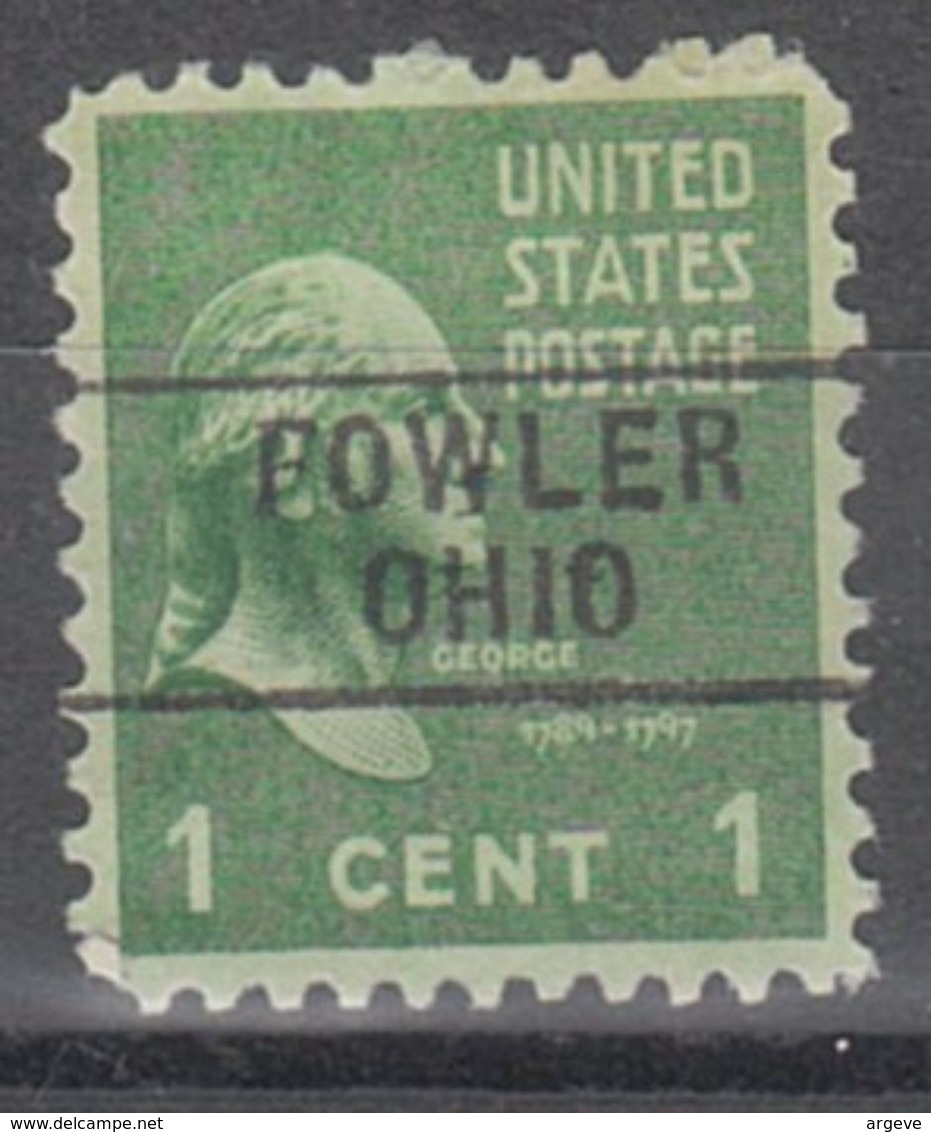 USA Precancel Vorausentwertung Preo, Locals Ohio, Fowler 745 - Vorausentwertungen