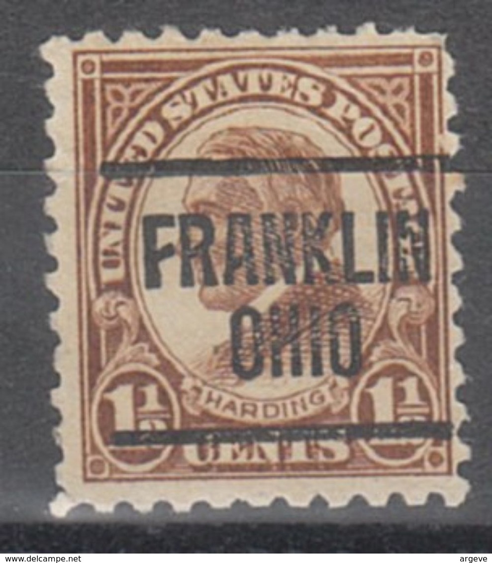 USA Precancel Vorausentwertung Preo, Locals Ohio, Franklin 582-217 - Voorafgestempeld