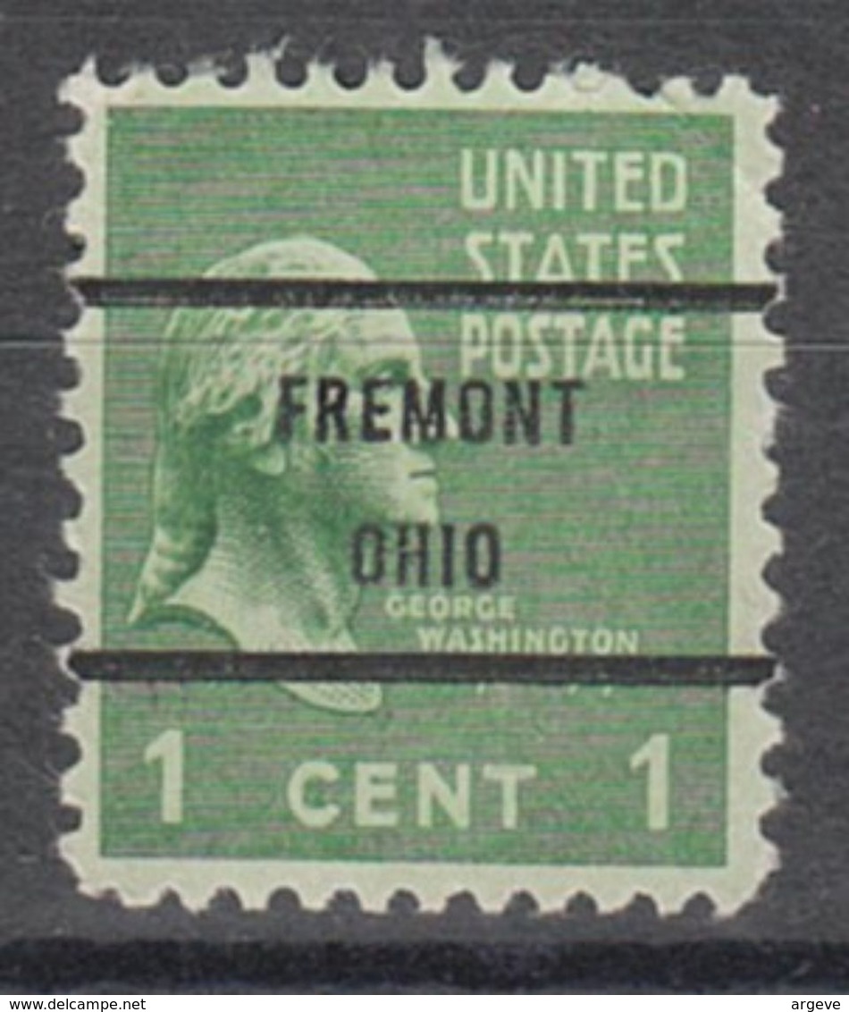 USA Precancel Vorausentwertung Preo, Bureau Ohio, Fremont 804-71 - Vorausentwertungen