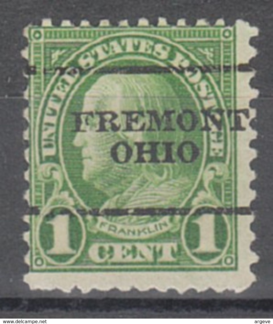 USA Precancel Vorausentwertung Preo, Locals Ohio, Fremont 632-L-6 TS - Precancels