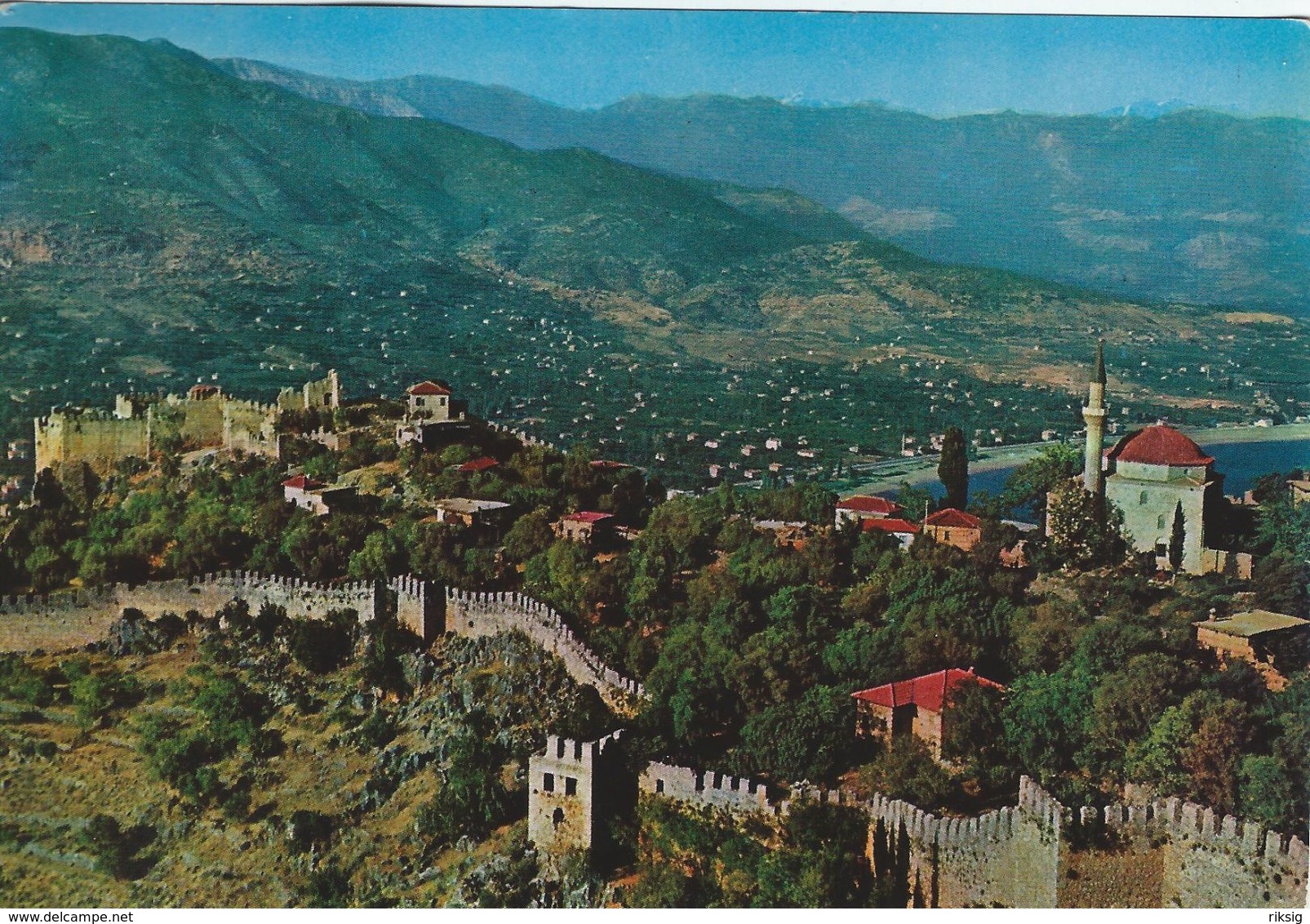 Turkey - Alanya. A View From The Castel. Sent To Denmark 1969.  B-2865 - Turkey