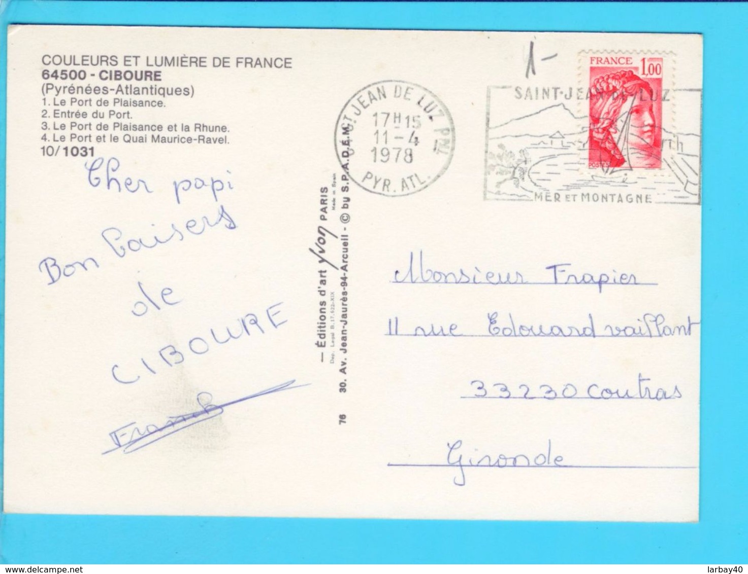 Cp Carte Postale   - Ciboure - Ciboure