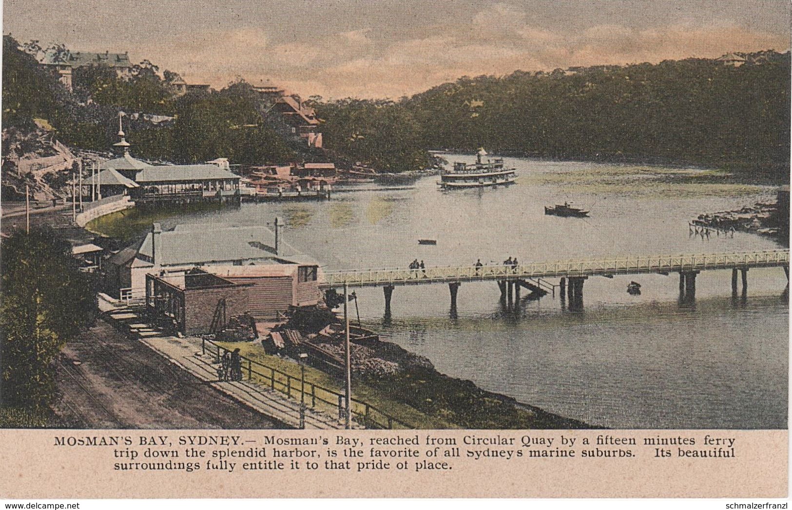 AK Sydney City Suburbs Mosman 's Bay Circular Quay Quai Ferry New South Wales NSW Australia Australien Australie - Sydney