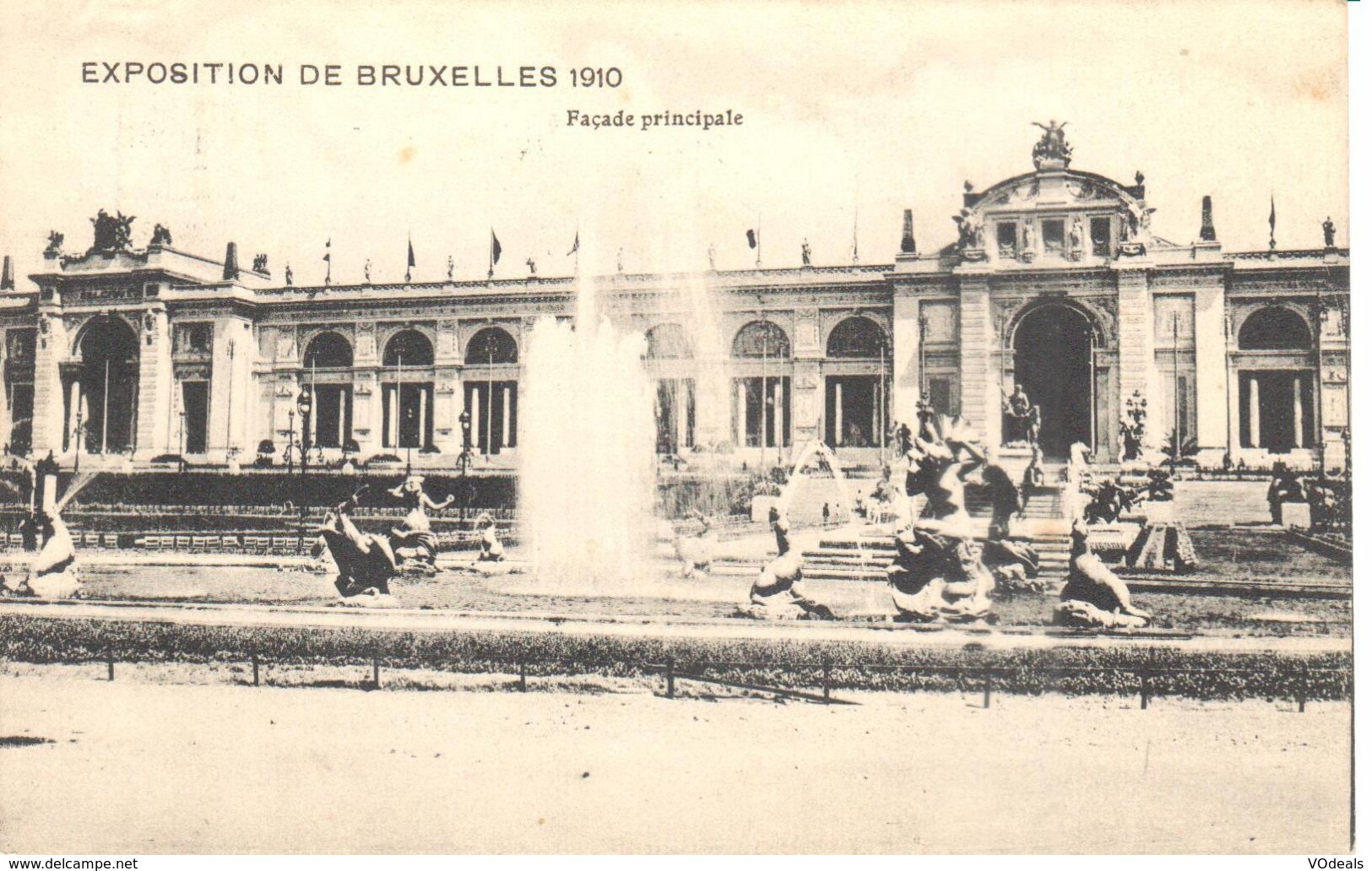 Bruxelles - CPA - Exposition De Bruxelles 1910 - Façade Principale - Wereldtentoonstellingen