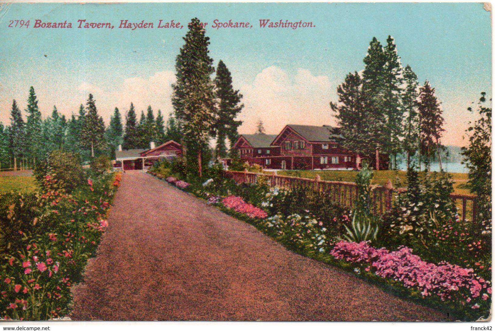 Etats Unis. Bozanta Tavern, Hayden Lake, Near Spokane, Washington - Spokane