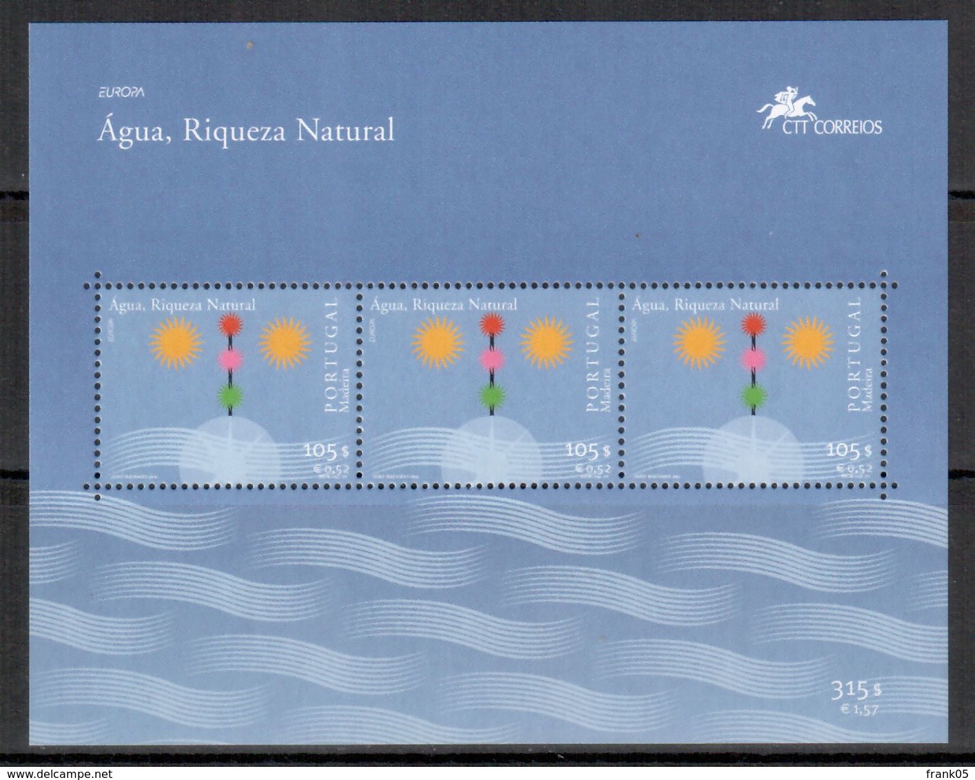 Madeira / Madère 2001 EUROPA Block/souvenir Sheet ** - 2001