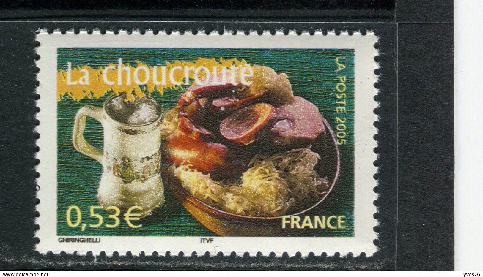 FRANCE - Y&T N° 3774** - La France à Vivre - La Choucroute - Ungebraucht