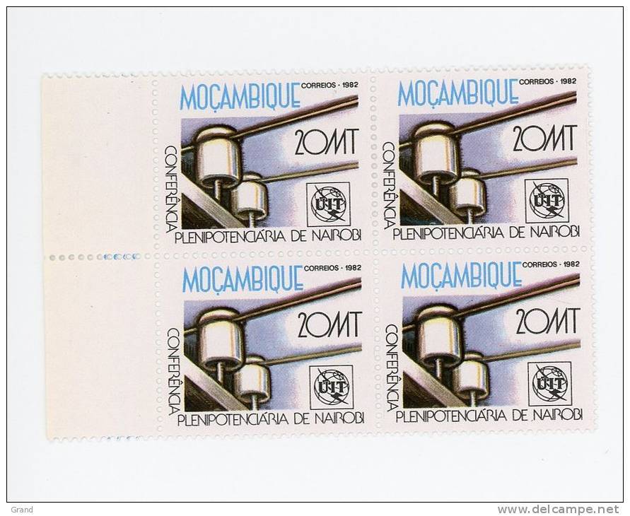 Mozambique-1982-UIT-1 Valeur En Bloc De 4***MNH - Telecom