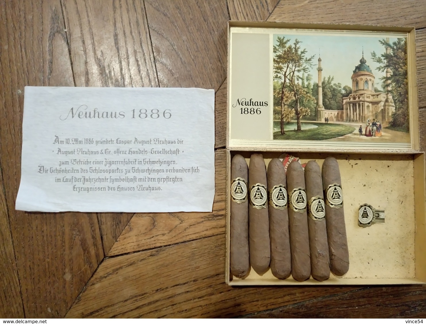 Boite à Cigares NEUHAUS 1886 Excellent Etat => Voir Photos Cigare Tin Box Case Cigars Scatola Di Sigari Zigarrenkiste - Bodegas Para Puros (vacios)