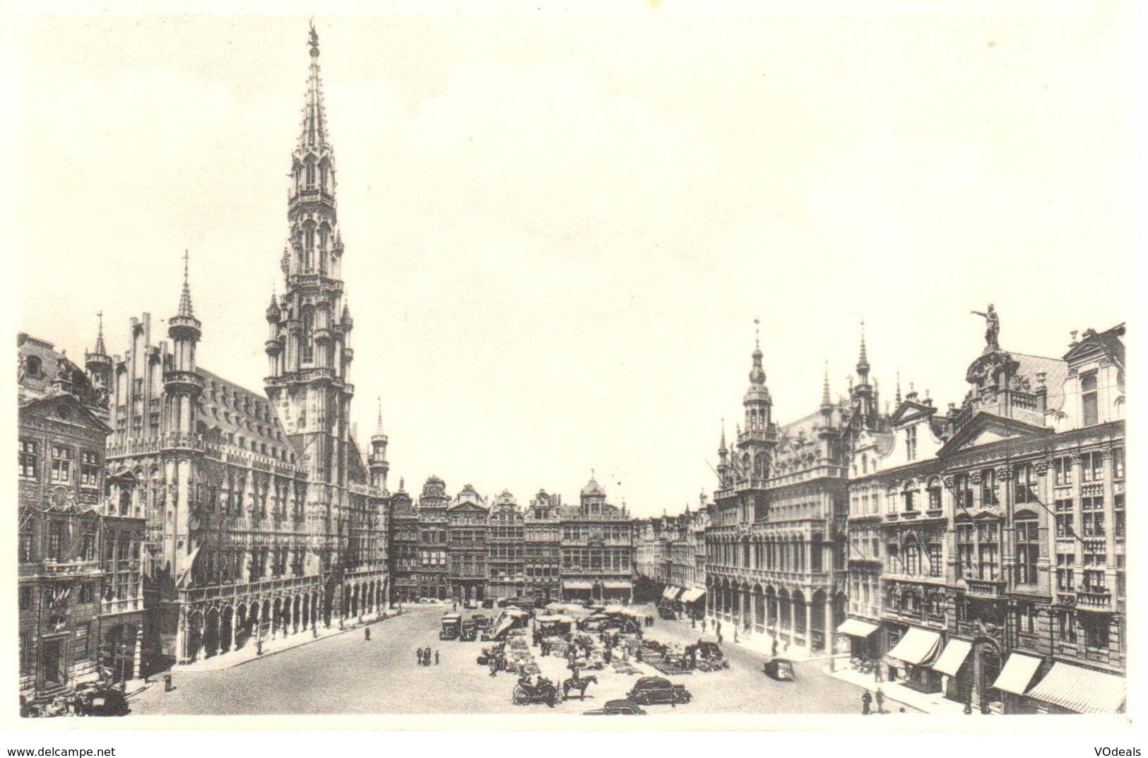 Bruxelles - CPA - Hôtel De Ville Et Grand'Place - Places, Squares