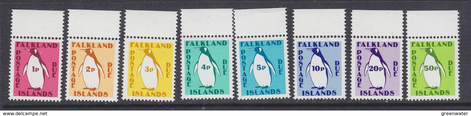 Falkland Islands 1991 Postage Due 8v (+margin)  ** Mnh (37635A) - Falklandeilanden