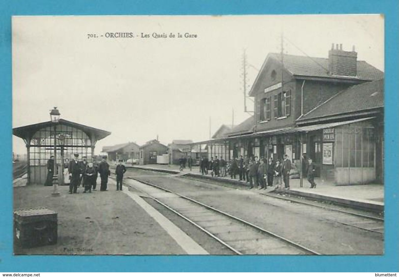 CPA 701 - Chemin De Fer Quai De La Gare ORCHIES 59 - Orchies