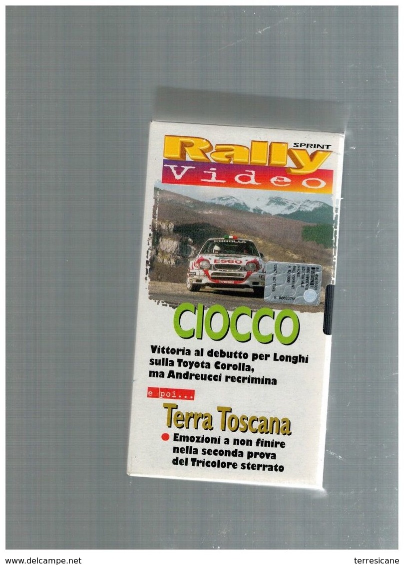 X RALLY VIDEO CIOCCO LONGHI TOYOTA COROLLA ANDREUCCI TERRA TOSCANA - Sports