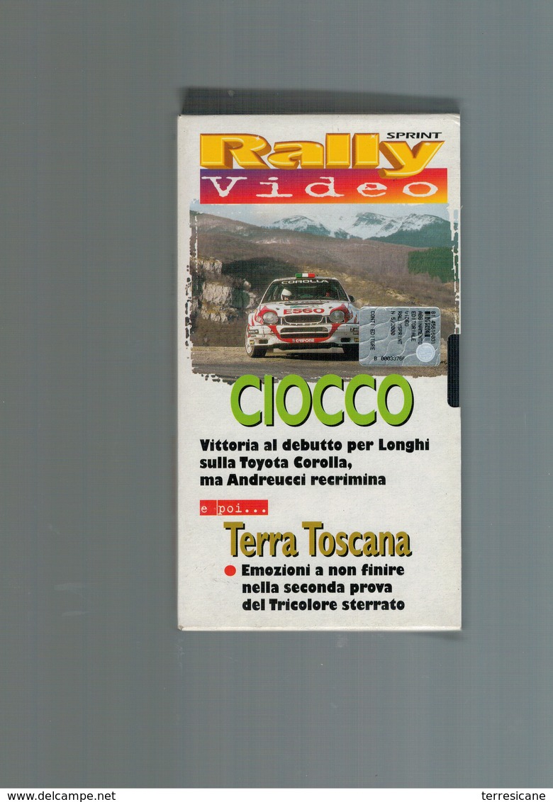 X RALLY VIDEO CIOCCO LONGHI TOYOTA COROLLA ANDREUCCI TERRA TOSCANA - Sports