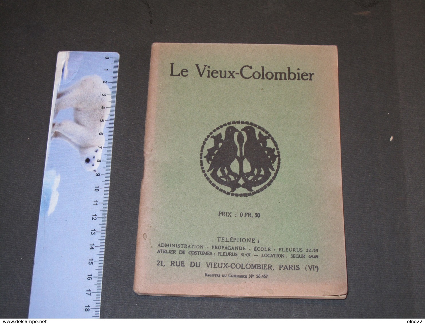 PARIS 1924 LE VIEUX COLOMBIER Rue Du Vieux Colombier, Programme 56pp - Programs