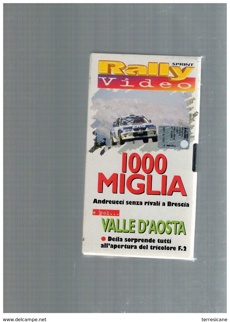 X RALLY VIDEO 1000 MIGLIA ANDREUCCI VALLE D'AOSTA DEILA TRICOLORE F2 - Sport