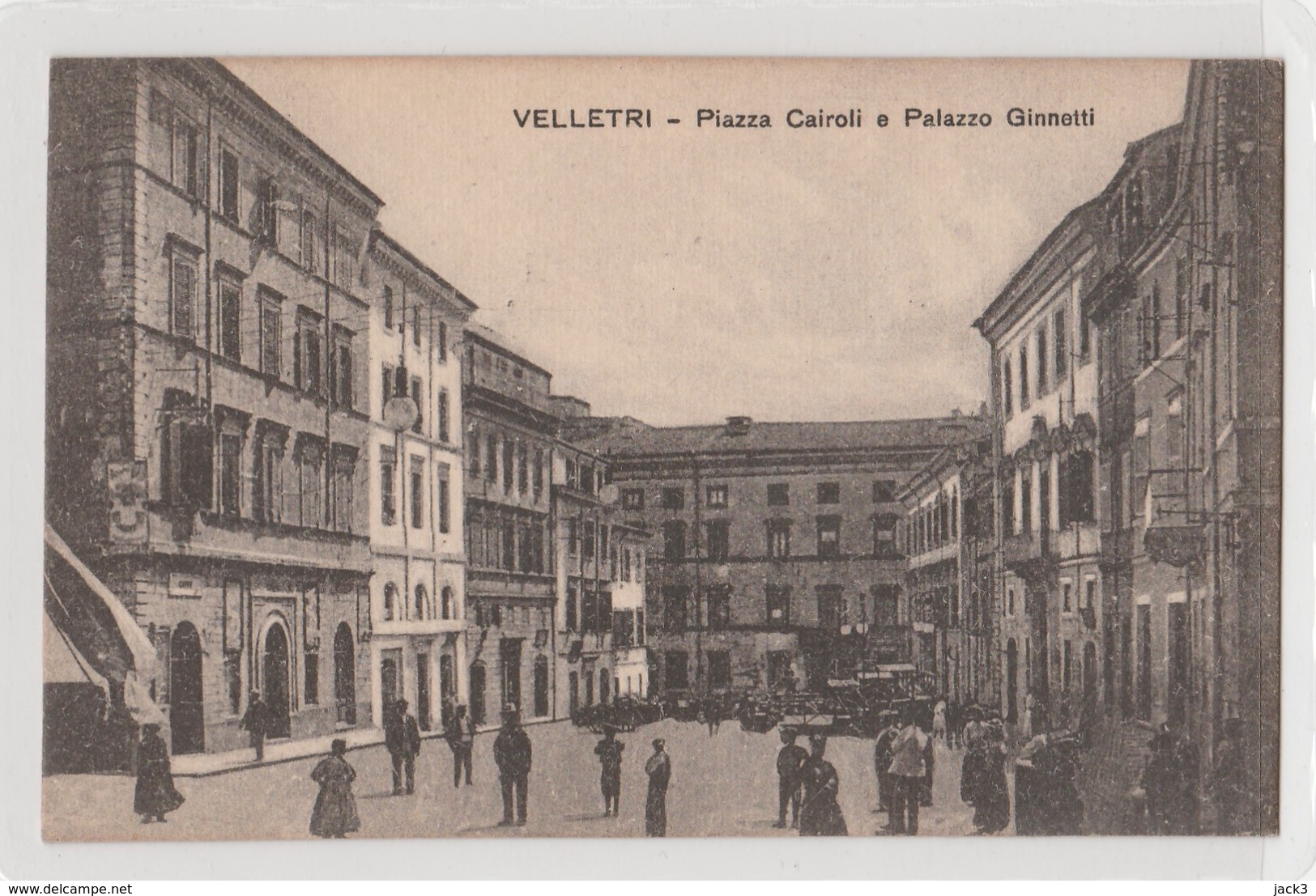 Cartolina - Velletri - Piazza Cairoli E Palazzo Ginnetti - Piazze