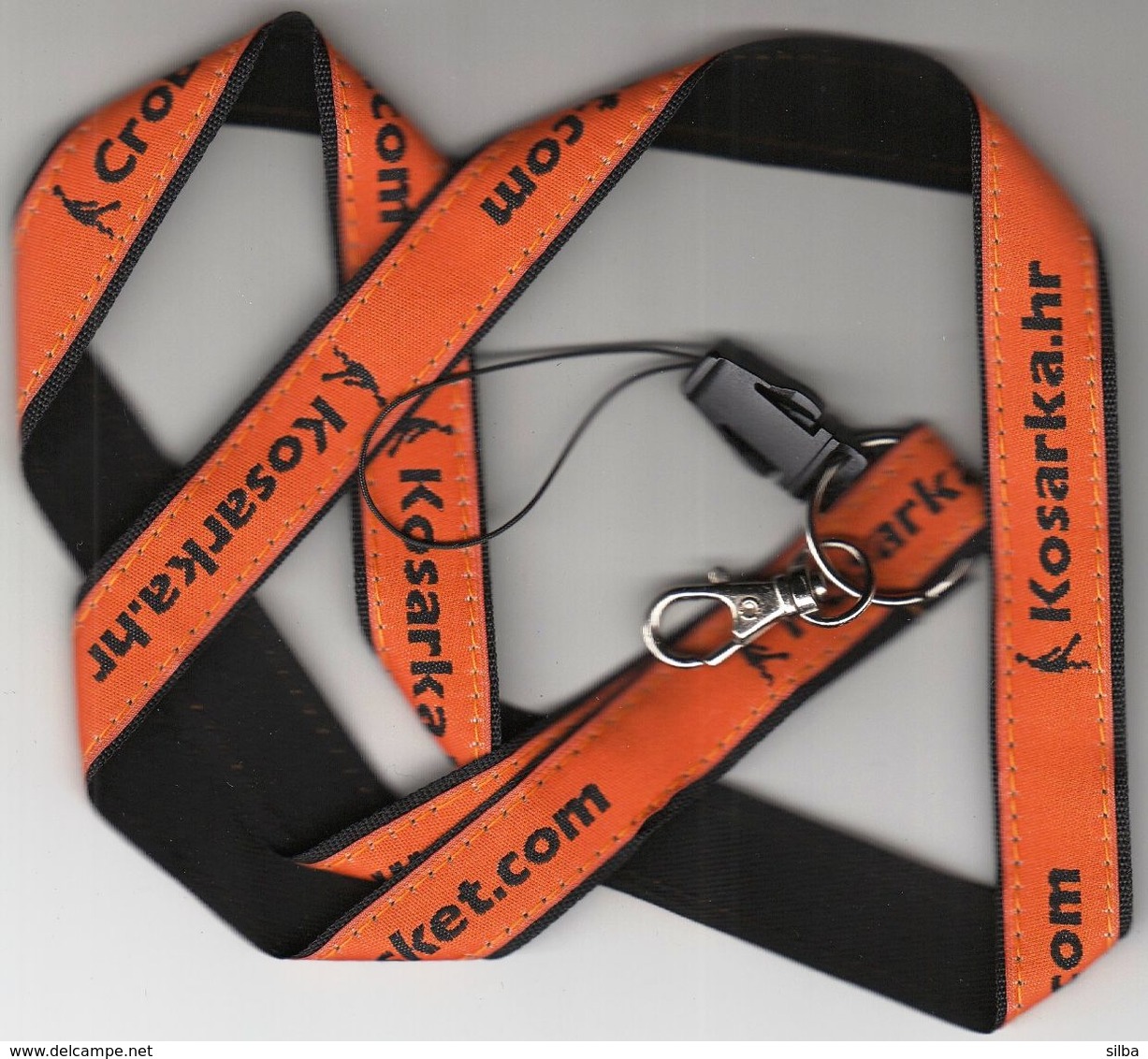 Basketball / Sport / Lanyard Neck Hanging Strap Keyring ID Card Badge Holder Phone / CroBasket.com, Zagreb, Croatia - Apparel, Souvenirs & Other