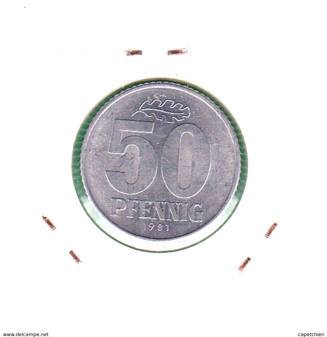 R.D.A. / 50 PFENNIG / 1981 - 50 Pfennig