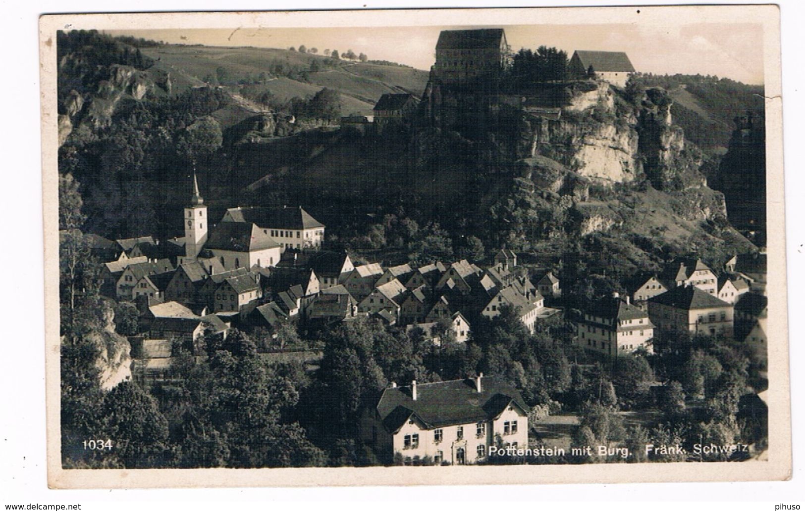 D-8117    POTTENSTEIN : Mit Burg - Pottenstein