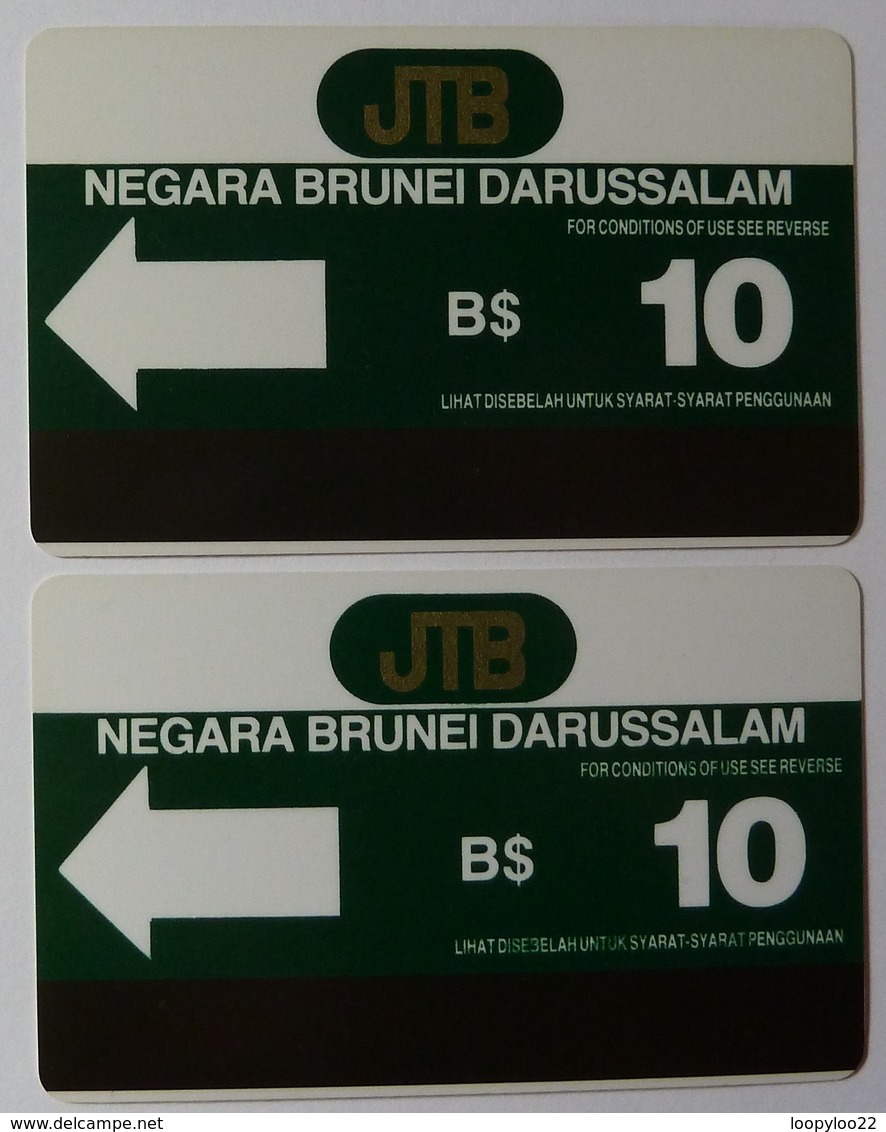 BRUNEI -  Early Demo - Autelca Pair - 100ex - RRR - Brunei