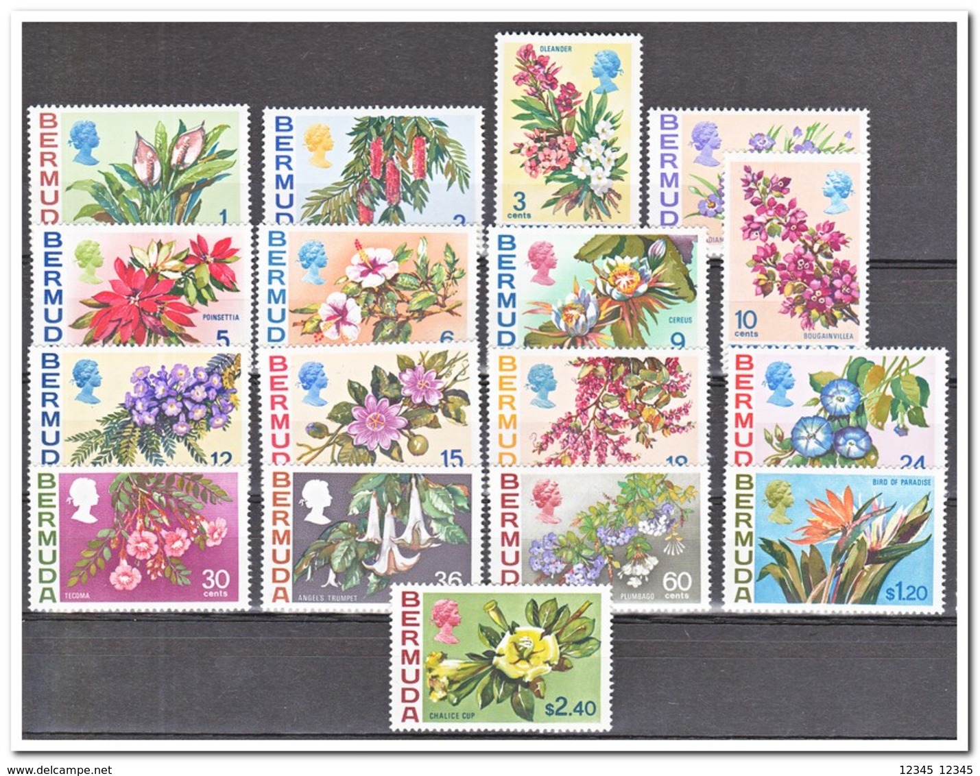 Bermuda 1970, Postfris MNH, Flowers - Bermuda
