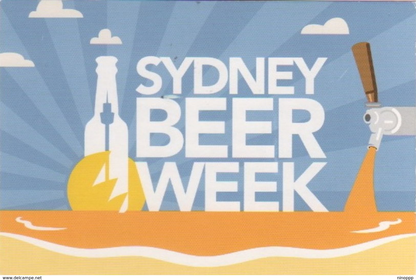 Australia 2017 Postally Used Postcard,sent To Italy,Sydney Beer Week - Postal Stationery