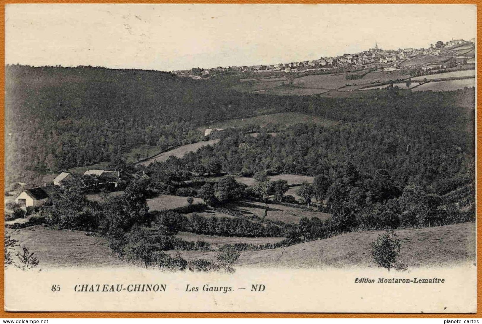 58 / Environs De Château-Chinon - Les Gaurys (tampon 1927) Gorys - Chateau Chinon