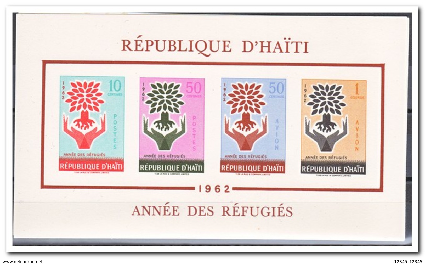 D'Haïti 1962, Postfris MNH, World Refugee Year - Haïti