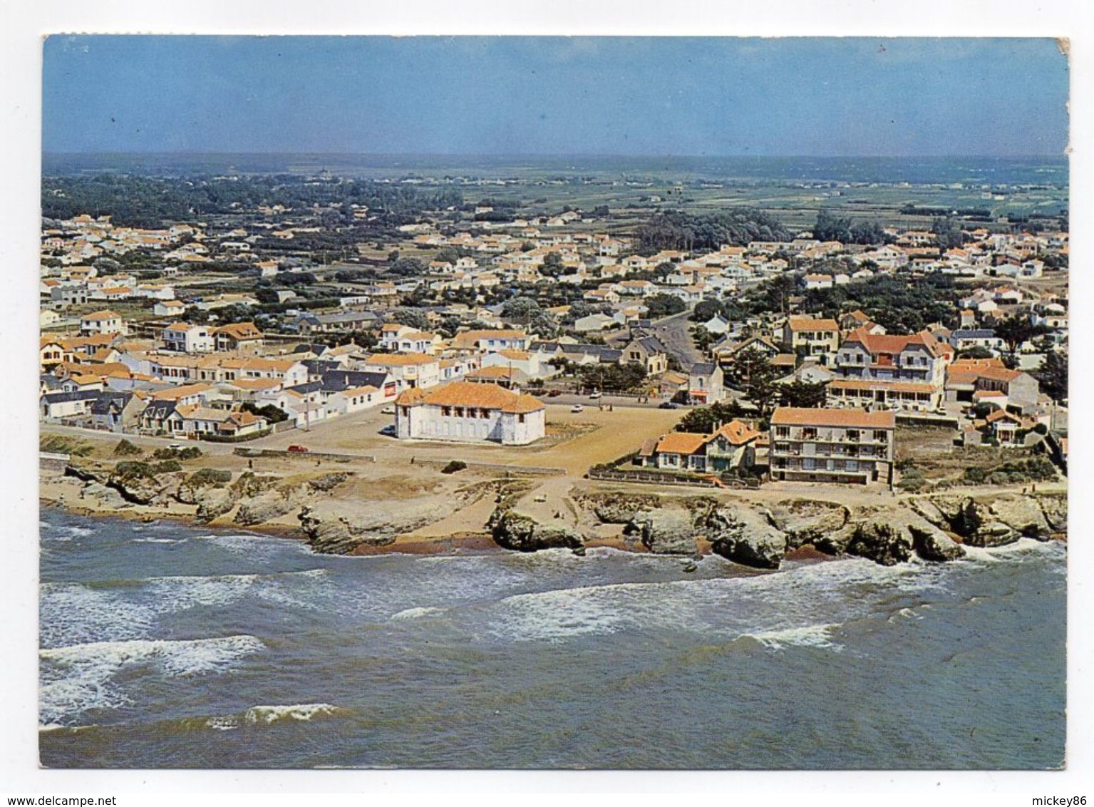 SAINT HILAIRE DE RIEZ --1969 --Sion Sur L'Océan --Vue Générale Aérienne --timbre - Cachet - Saint Hilaire De Riez