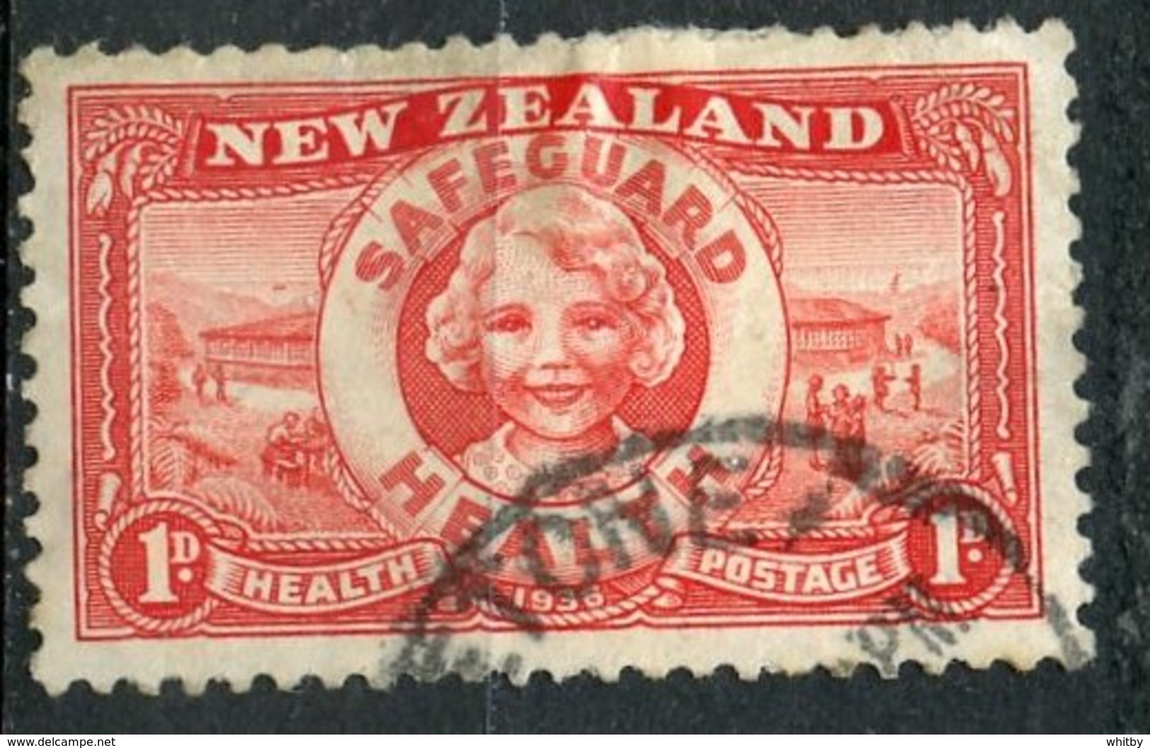 New Zealand 1936 1p + 1p Cent Health Issue   #B11 - Used Stamps