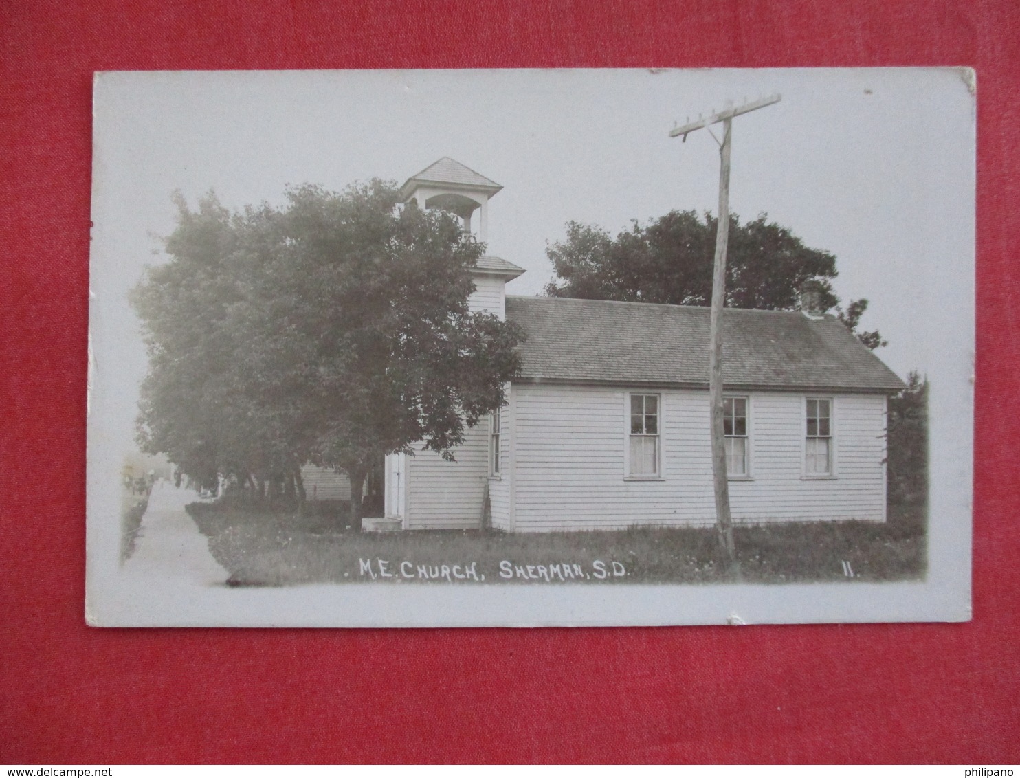 RPPC  M.E. Church Sherman  South Dakota    Ref 2844 - Other & Unclassified