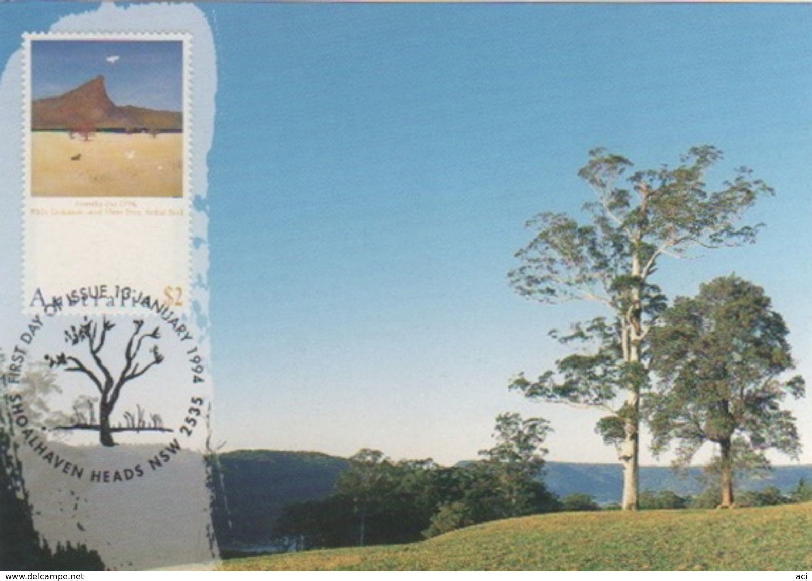 Australia 2017 Postally Used Maximum Card,sent To Italy,1994 Australia Day,Kangaroo Valley - Maximum Cards