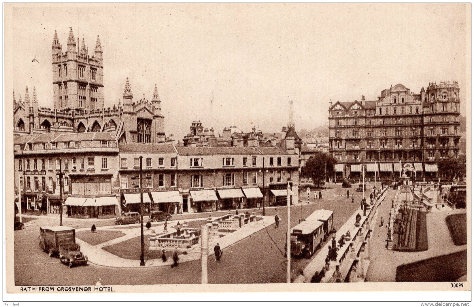 BATH - From Grosvenor Hotel (Publisher Unknown) Unused - Bath