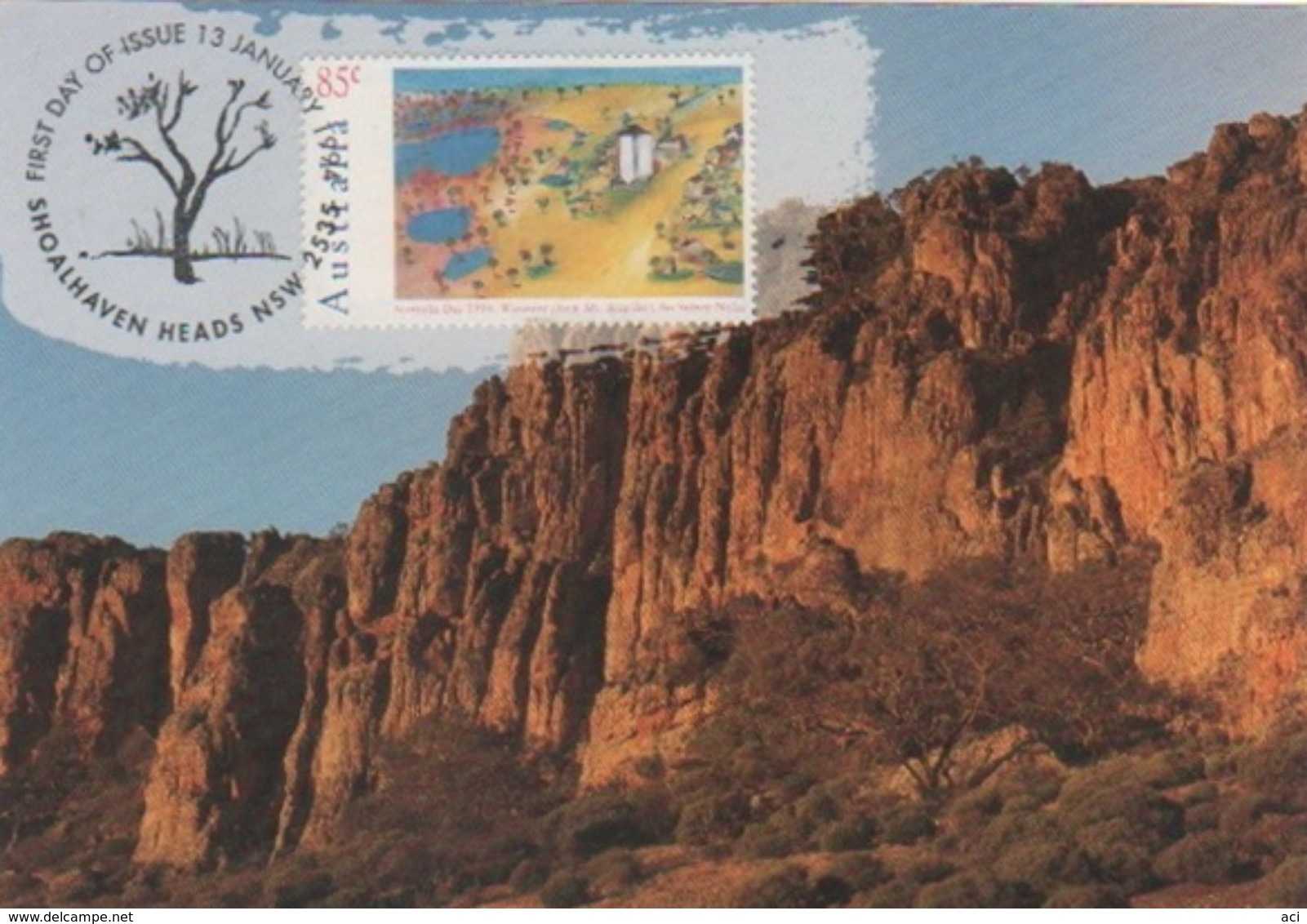 Australia 2017 Postally Used Maximum Card,sent To Italy,1994 Australia Day,Wimmera - Maximum Cards