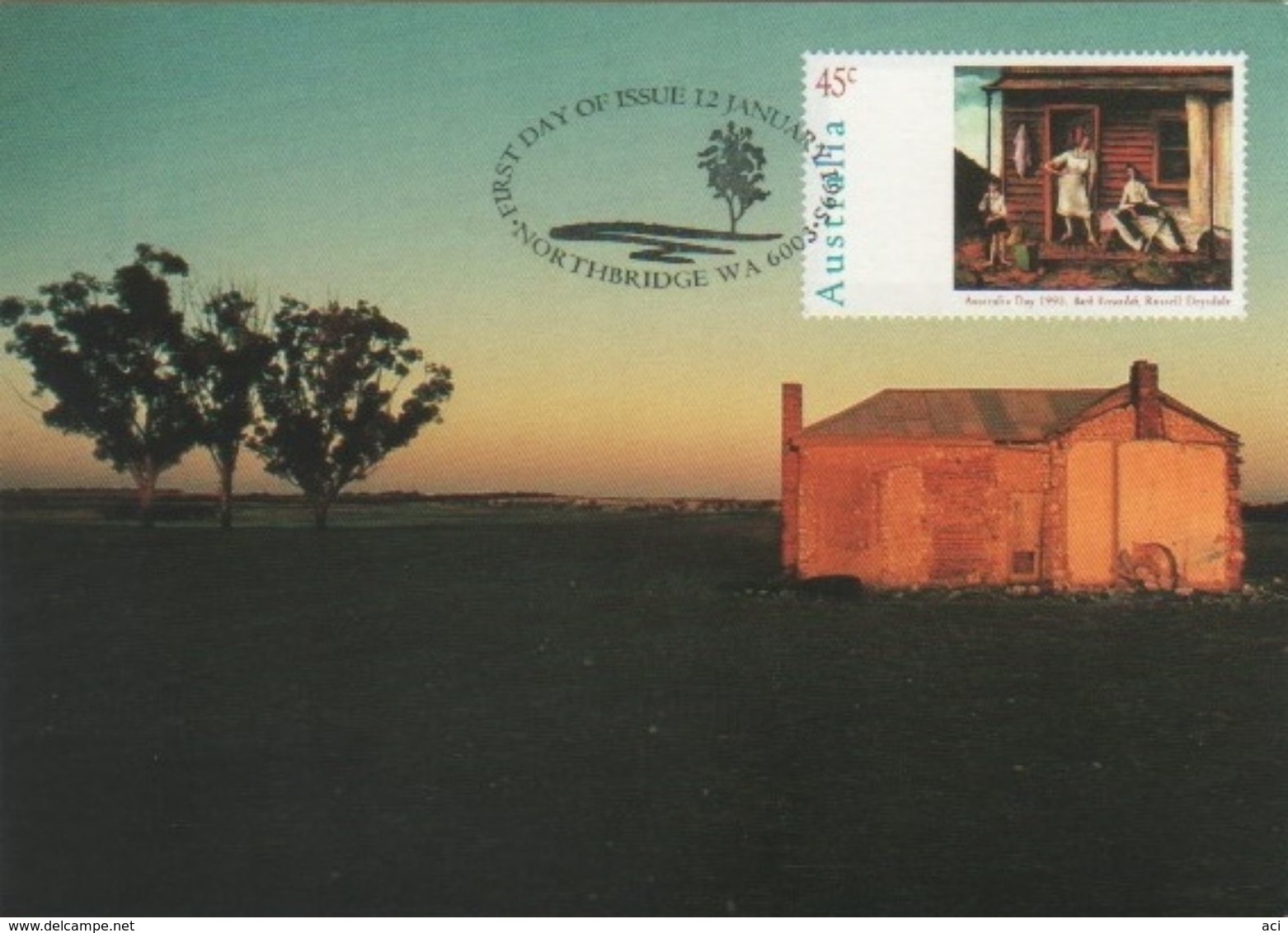 Australia 2017 Postally Used Maximum Card,sent To Italy,1995 Australia Day,Back Verandah - Maximum Cards