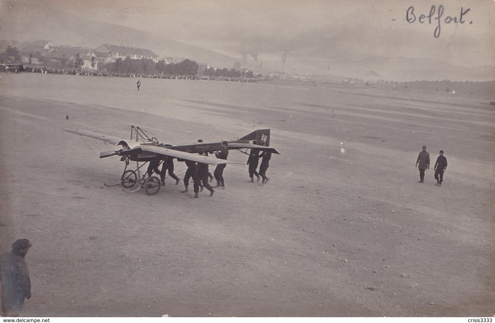 Champs De Mars Belfort Aérodrome Terrain Aviation Dirigeable Avion Escadrille 1914 1918 Aviateur Pilote - Belfort - Ville