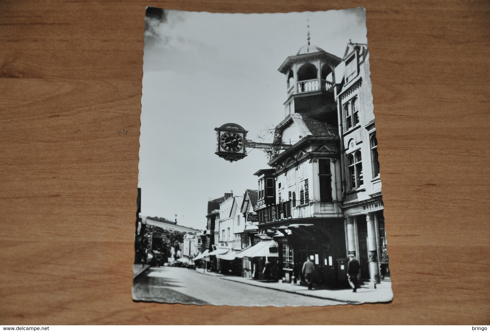 59-   Guildford, High Street And Clock  Animated, 1959 - Surrey